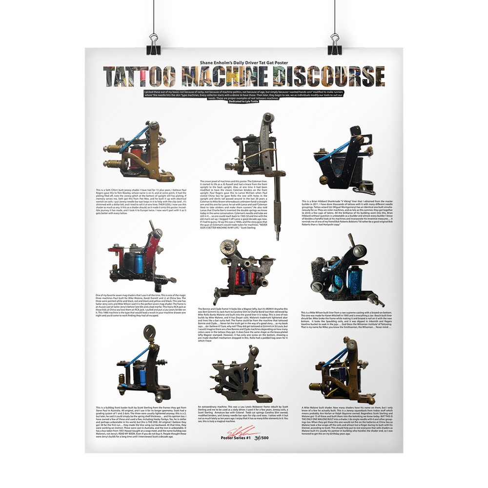Tattoo Machine Poster #1