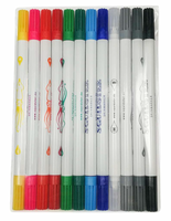 Squidster Skin Marker Set-11 colors + 1 Eraser