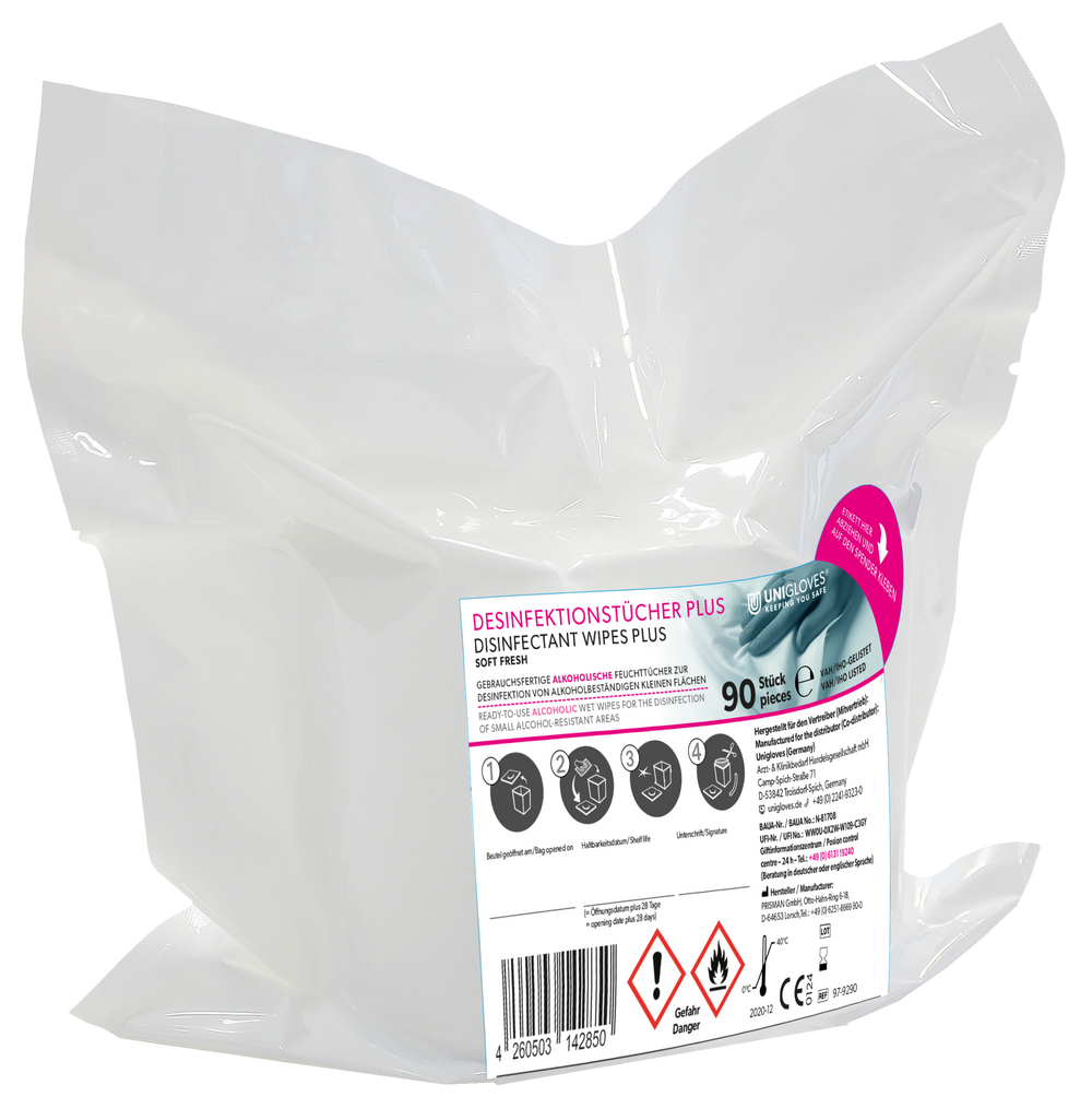 Disinfectant wipes Plus-Soft Wipes - disinfectant wipes - refill bags